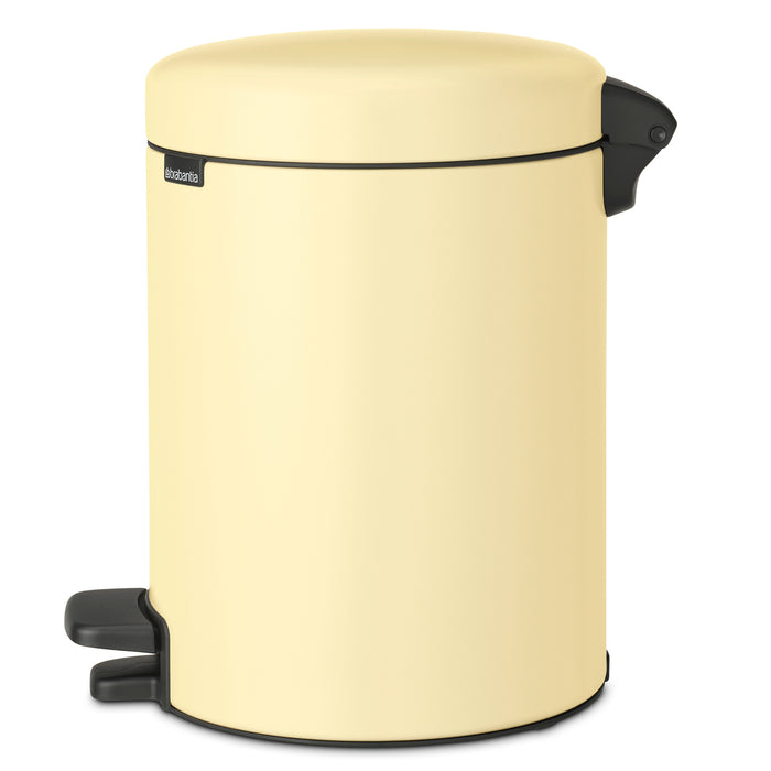 Brabantia NewIcon 5l pedal garbage can Mellow Yellow 233784