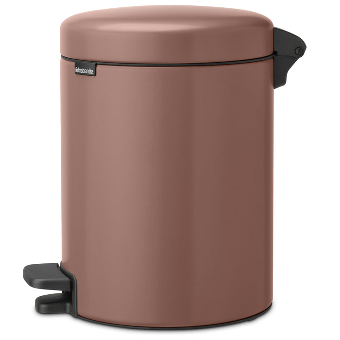 Brabantia NewIcon 5 l Satin Taupe pedal garbage can 233982
