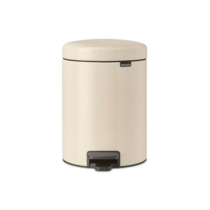 Brabantia New Icon 5L Soft Beige Pedal Bin 149900