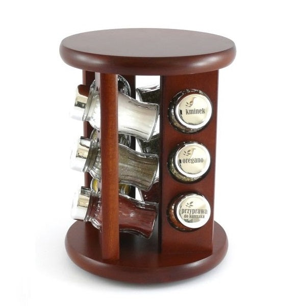 Gald Rotary spice rack 12S matte bronze. 98274