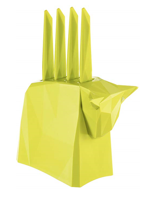 Koziol Pablo green block steak knives 2995582