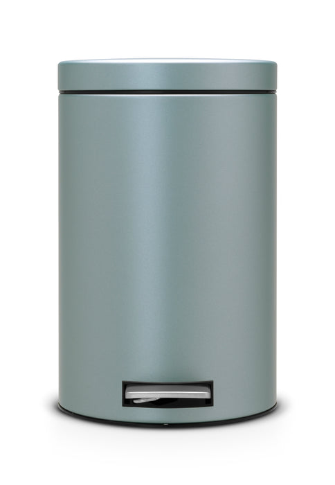 Brabantia Pedal garbage can 12l metallic mint 106002