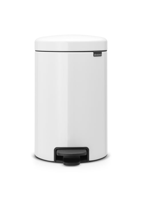 Brabantia Newicon 12l pedal waste garbage can white 111969