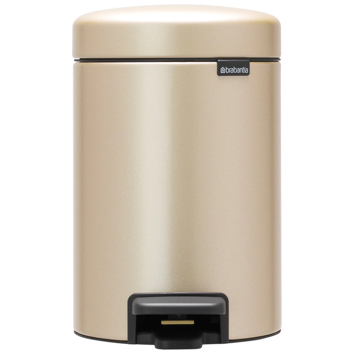 Brabantia NewIcon 3L Pedal Basket Champagne 304408