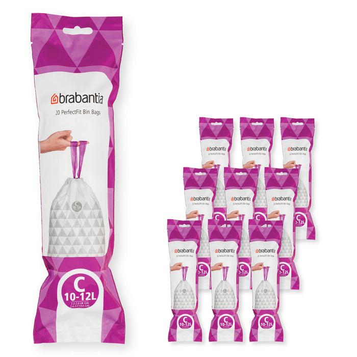Brabantia Garbage bags size C 10-12L 200pcs 10x20 137983
