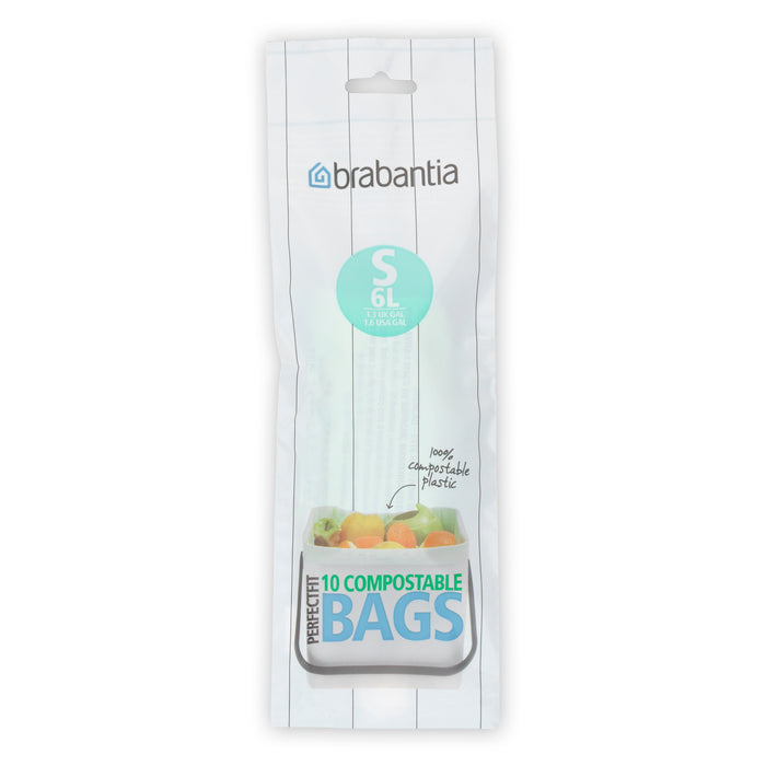 Brabantia Biodegradable bags 6L size S 10 pieces 419683