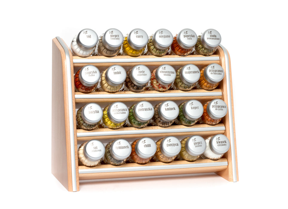 Gald Silver 24NS spice shelf natural matte. 20779