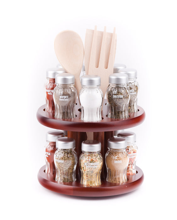 Gald Rotary spice rack 16S matte bronze. 98281