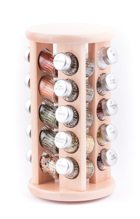 Gald Rotary spice rack 20S natural matte. 21721