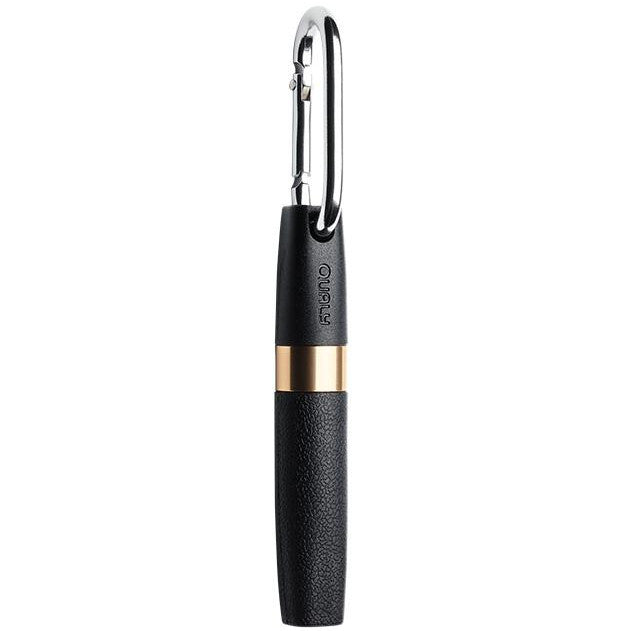 Qualy Push&amp;spray dispenser black and gold 10362-RG