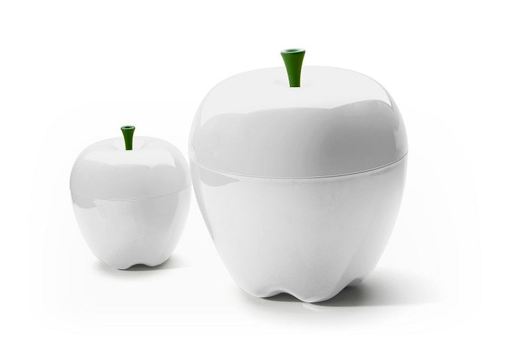 Qualy Mini Happle container white 10034-WH