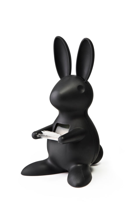 Qualy Desk Bunny tape dispenser black 10114-BK
