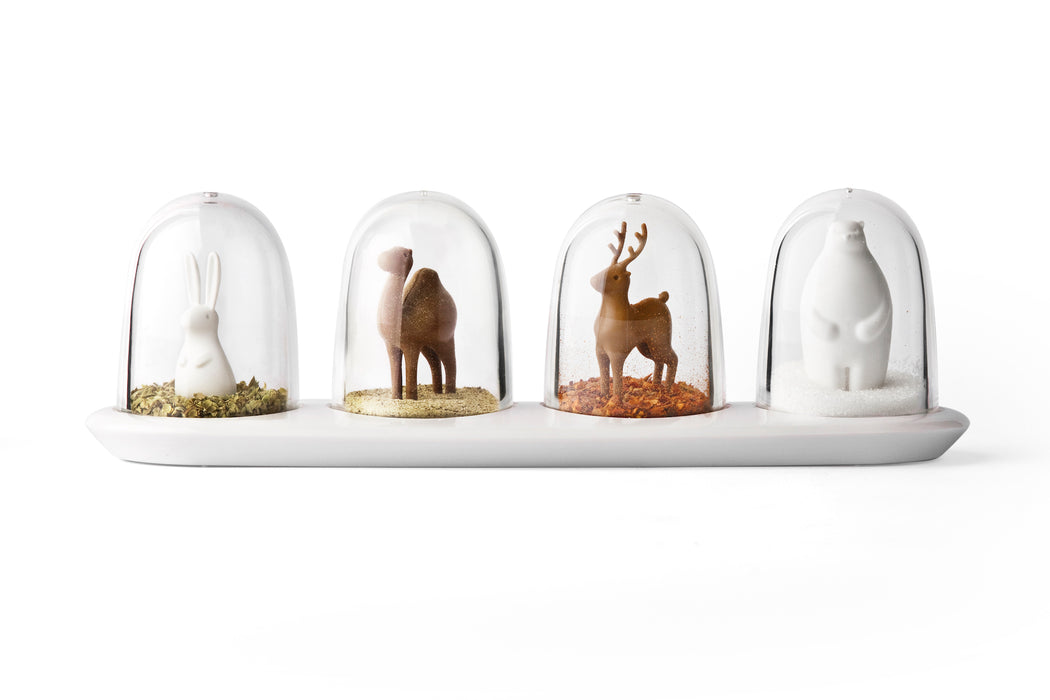 Qualy Spice container set Animal 10125-WH