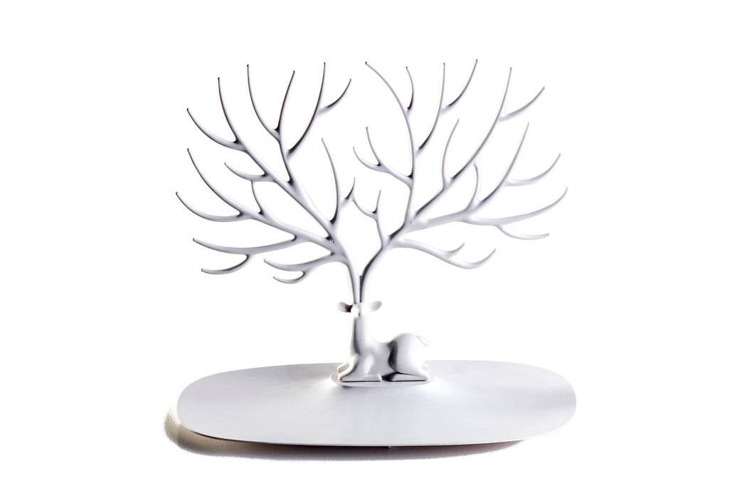 Qualy My Little Deer jewelry stand white 10171-WH