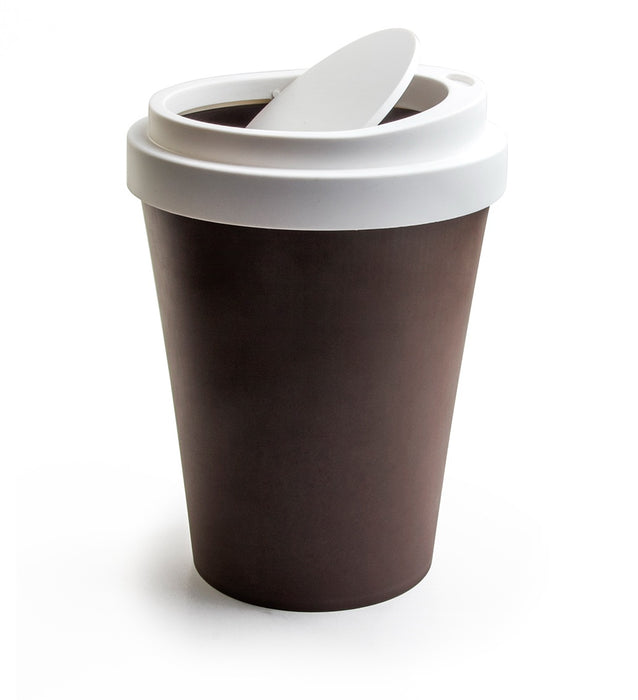 Qualy Mini Coffe 3700ml brown dustbin 10020-BN