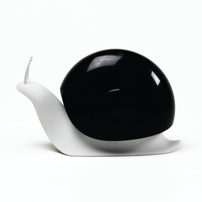 Qualy Escar soap dispenser white and black 10261-WH-BK