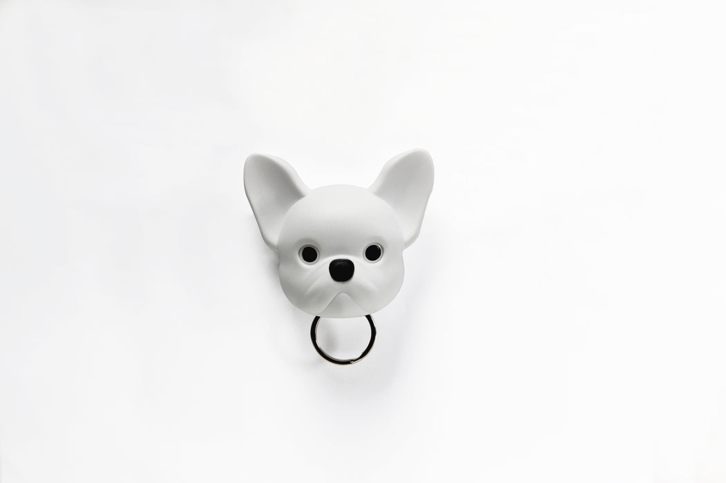 Qualy Frenchy key hanger white 10263-WH
