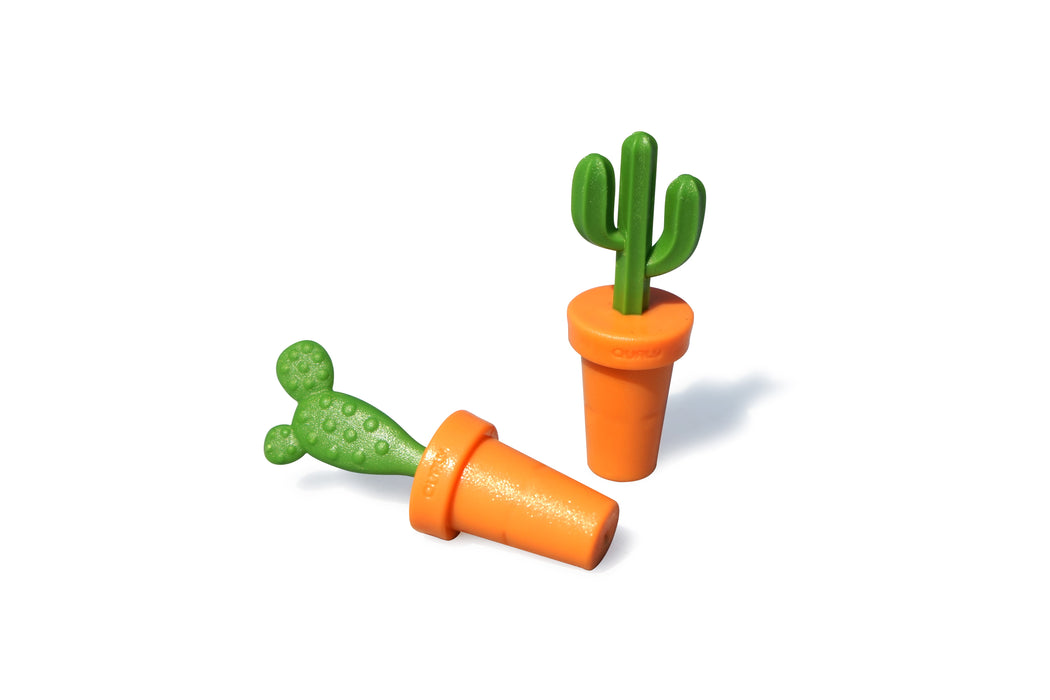 Qualy Cacstopper wine stopper 10283-OR-GN