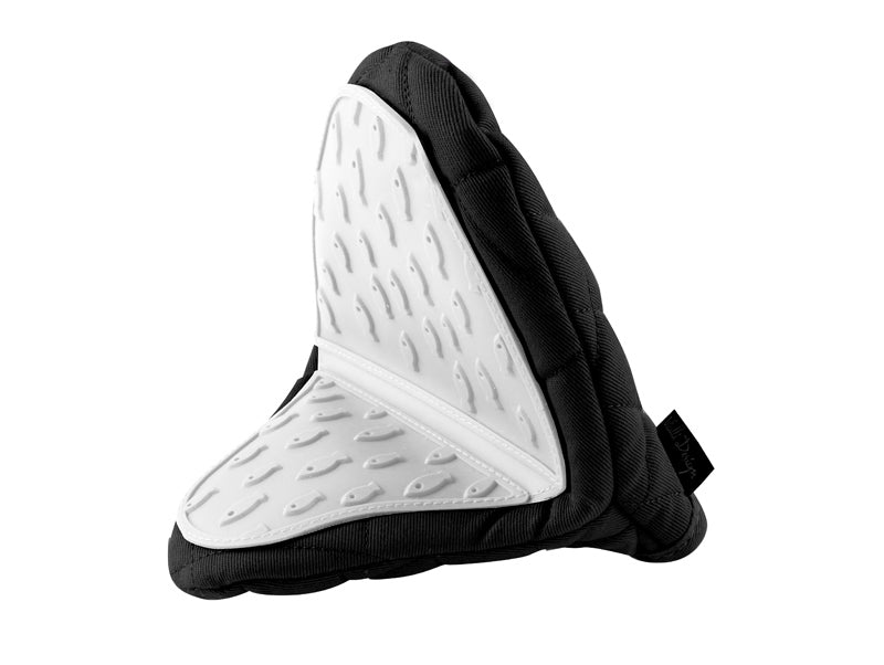 Vialli Design Palm mitten with silicone black-white LIVIO 20788