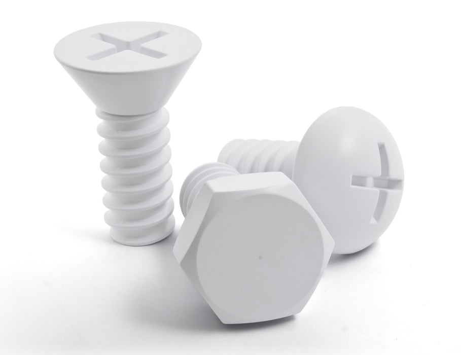 Qualy Screw hanger white 10064-WH