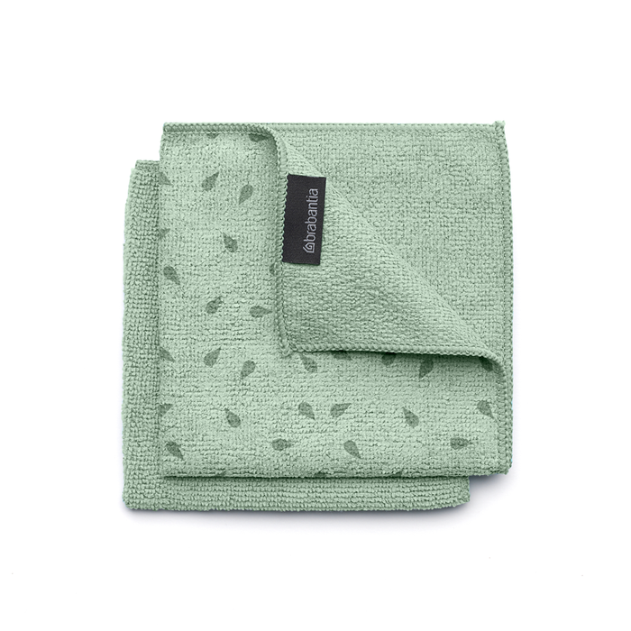 Brabantia Microfiber cloths 2 pieces Jade Green 216282