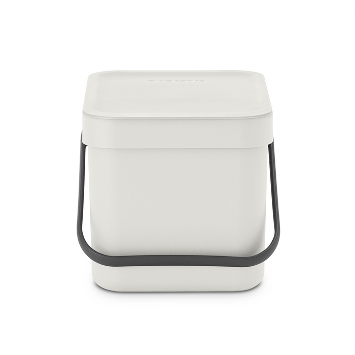 Brabantia Sort&amp;Go waste garbage can 6l Light Grey 213267