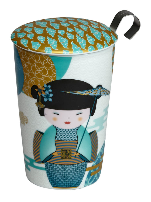 Eigenart TeaEve 350ml New Little Geisha Petrol brew mug 80044