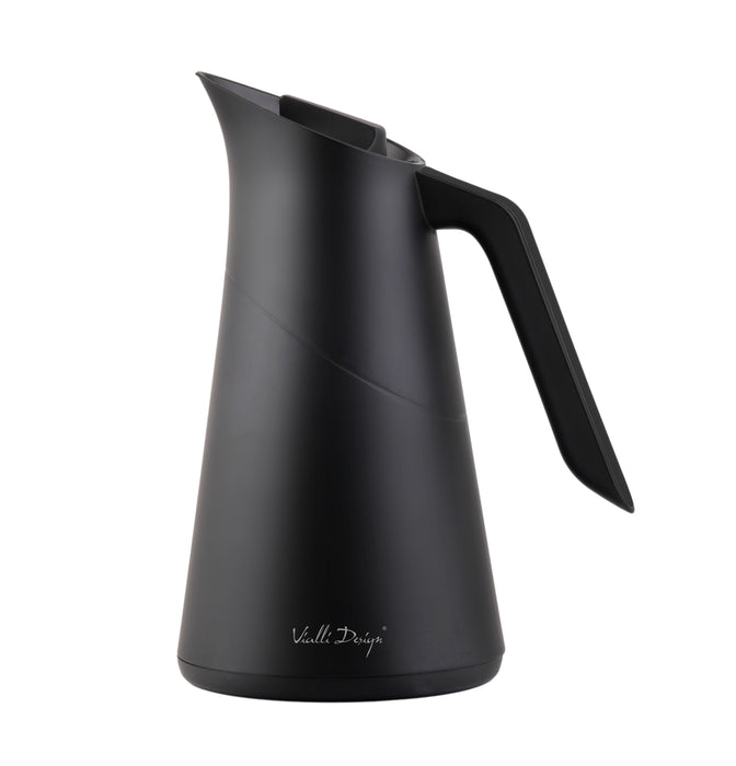 Vialli Design Thermos with glass inner 1l silver SOHO 29668