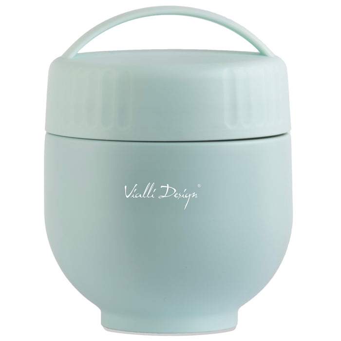 Vialli Design lunch thermos with container and spoon 680ml FUORI mint 0312