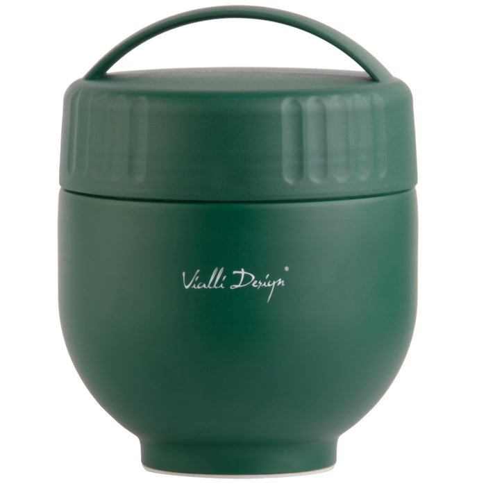 Vialli Design lunch thermos with container and spoon 680ml FUORI green 0336