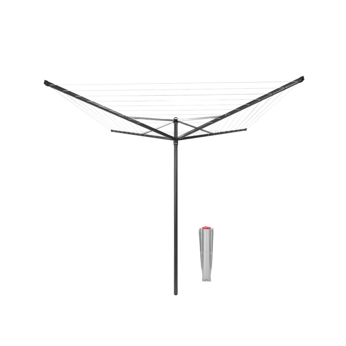 Brabantia TopSpinner 50m anthracite garden dryer for ground 290343