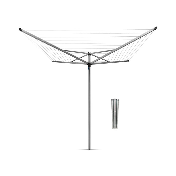 Brabantia TopSpinner garden dryer 50m gray for ground 310805