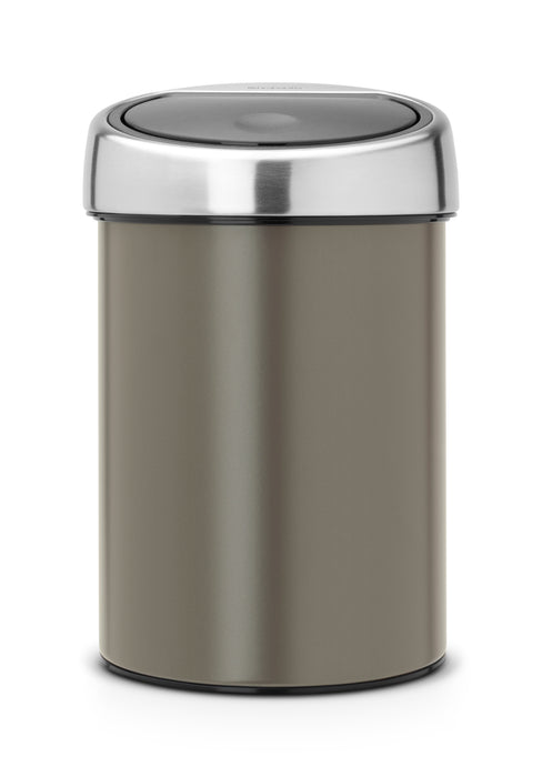 Brabantia Touch Bin 3l trash garbage can platinum 364464