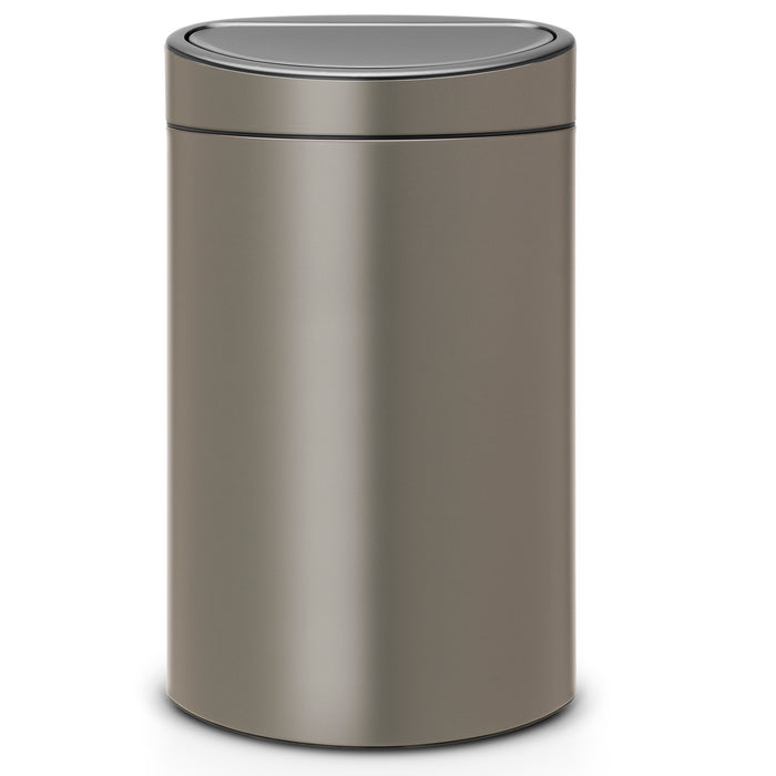 Brabantia Touch Bin 23 + 10l Platinum segregation garbage can 117909