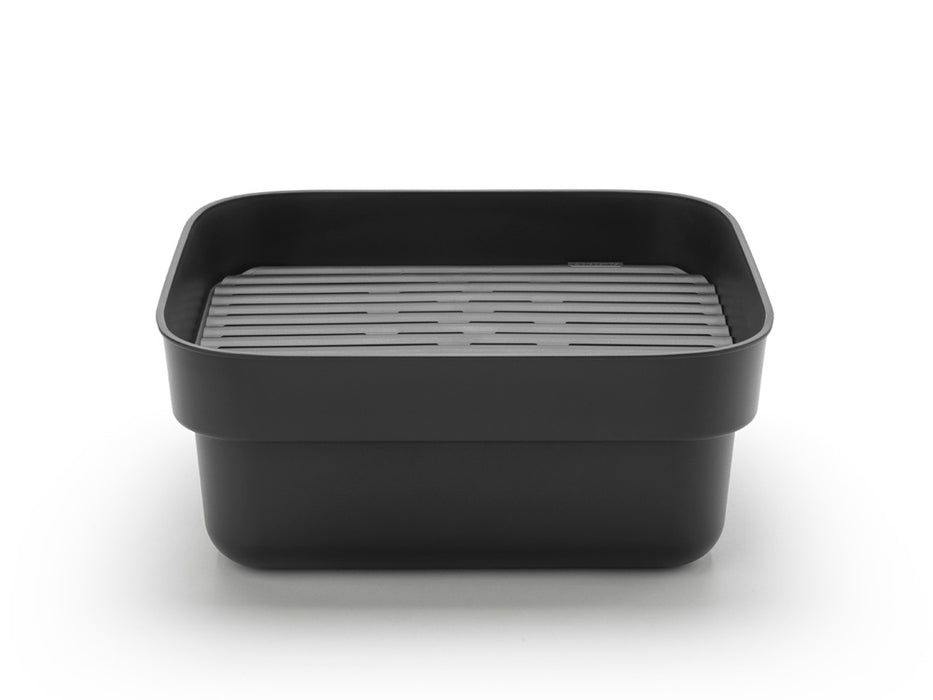 Brabantia SinkSide dishwasher container with drainer dark grey 302664
