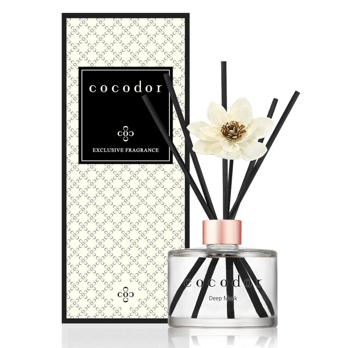 Cocodor White Flower fragrance diffuser with sticks 200 ml Deep Musk PDI30389