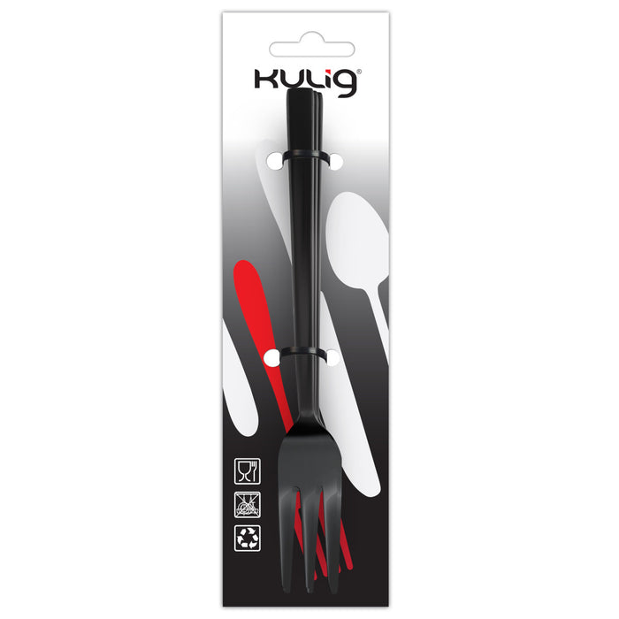 Kulig Piano Shiny black 3 piece cake fork pendant 30886