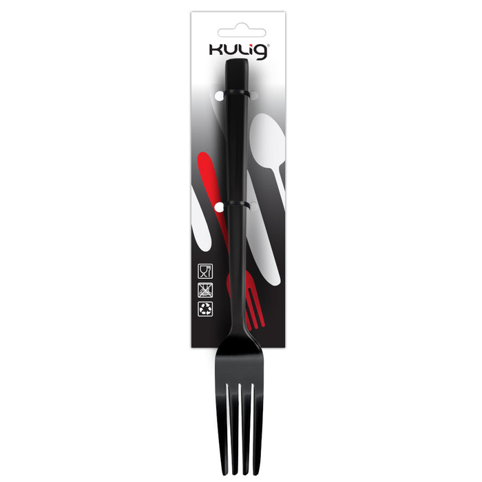 Kulig Piano Shiny black 3 piece dinner fork pendant 30879