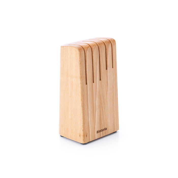 Brabantia Profile wooden knife block 260469