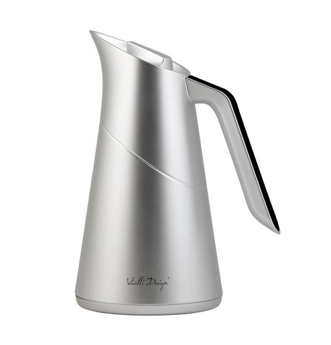 Vialli Design Thermos with glass inner 1l silver SOHO 29231