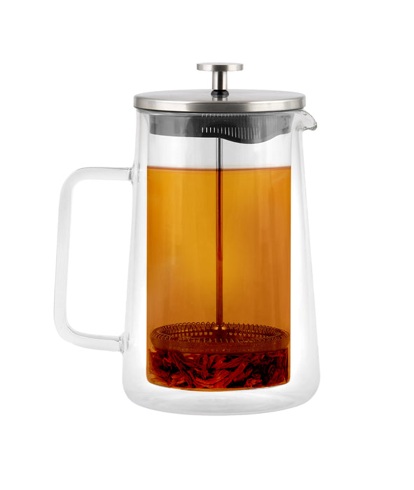Vialli Design Tea pot with french press 1000ml gold matt DIVA 29279