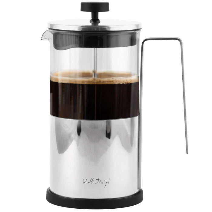 Vialli Design Coffee and tea maker 1000 ml silver DIAMANTE 0688