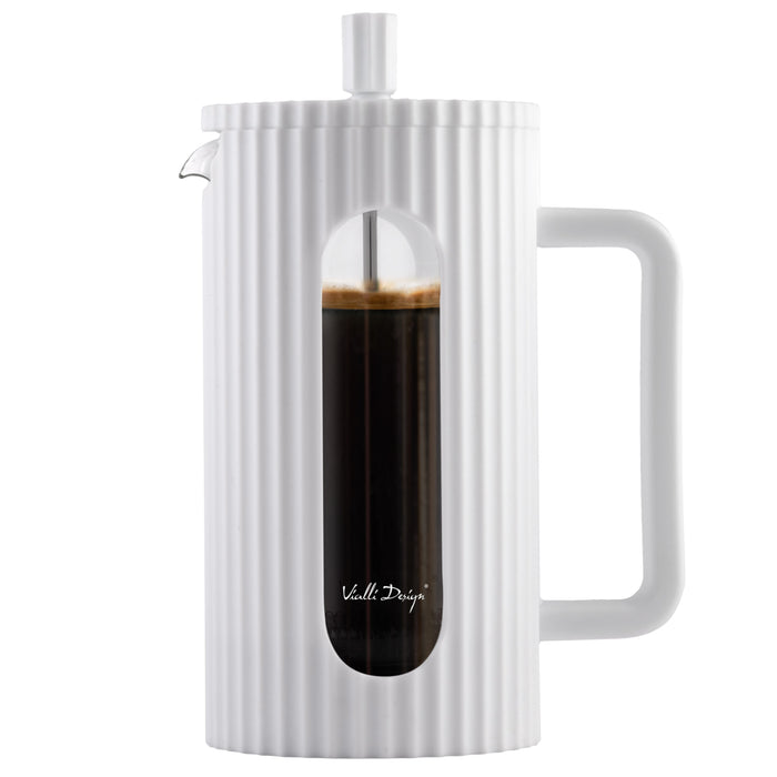 Vialli Design Coffee and tea maker 1000ml LIVIO white 0718