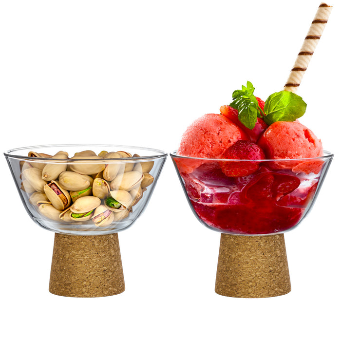 Vialli Design SET of 2 bowls for snacks and desserts 380ml VILAGIO 1128